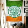 Celtic Football Club Wall Tapestry Aesthetic Wall Hanging Printed Fabric Blanket Decorative Tapestries for Bedroom Living Room Home Decor