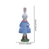 Easter Bunny Figurine Sculpture Decorative Fine Workmanship Decoration Desktop Ornament for