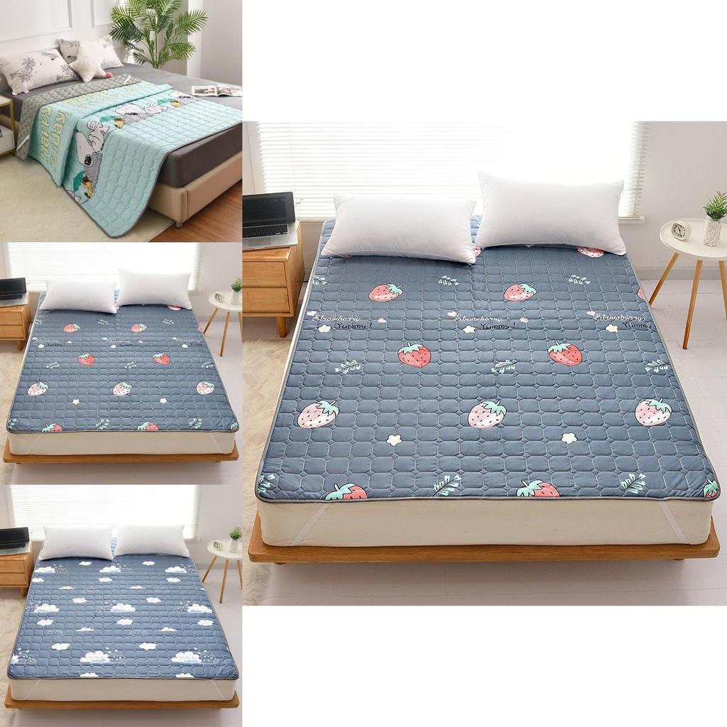 Snoopy Cartoon Mattress Pad With Thick Teflon Fabric For Home And Dorm Use