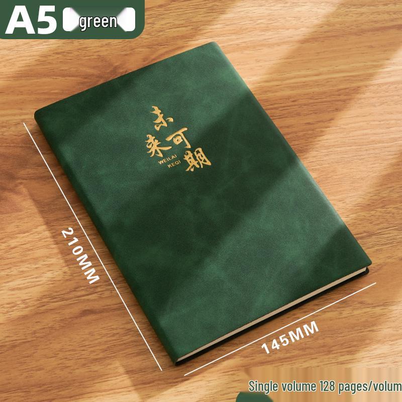 2025 A5 Business Notebook: Soft Leather Travel & Work Diary