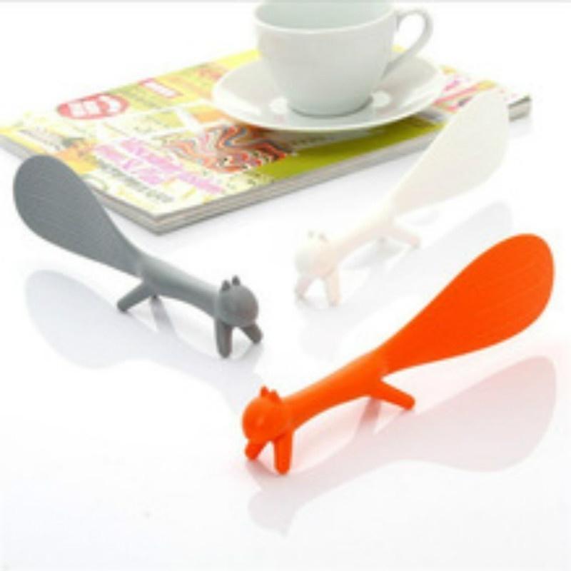 Cartoon Squirrel Spoon Non Stick Rice Paddle Ladle Lovely Meal Spoon Cooking Tools Kitchen Accessori
