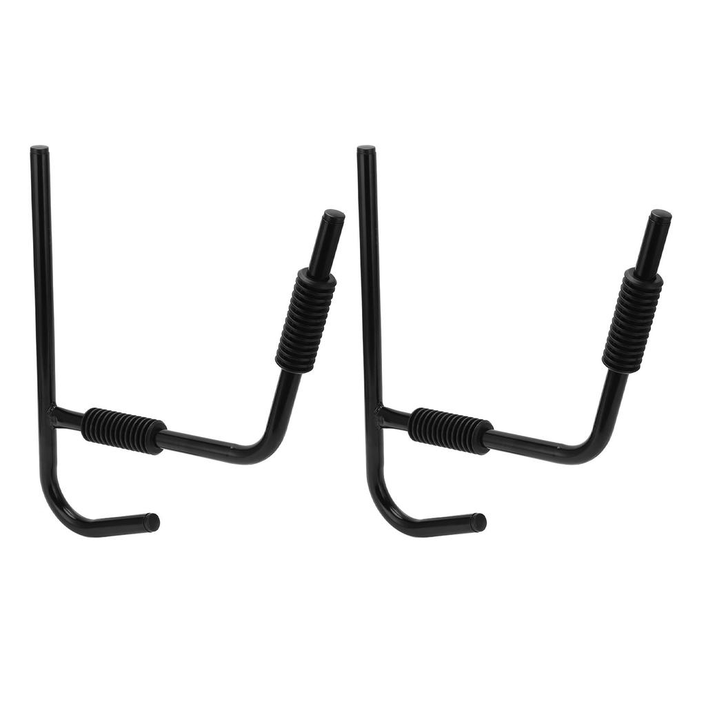 Heavy Duty Kayak Wall Rack Orderly Storage Detachable Black Metal Kayak Wall Mount Storage Rack for Garage Shed