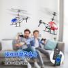 DEERC DE28 Radio-Controlled Helicopter, Indoor Toy, Compact, Beginner-Friendly, 24-Minute Flight Time, Includes 2 Shells, Altitude Hold, One-Key
