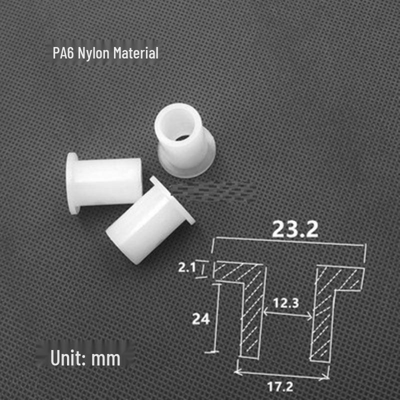 Nylon Wear-Resistant Insulating Step Washer Bolt Liner - Male-Female Screw Bushing