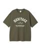 BUBBLPIECE Heritage Logo T-Shirt_Khaki