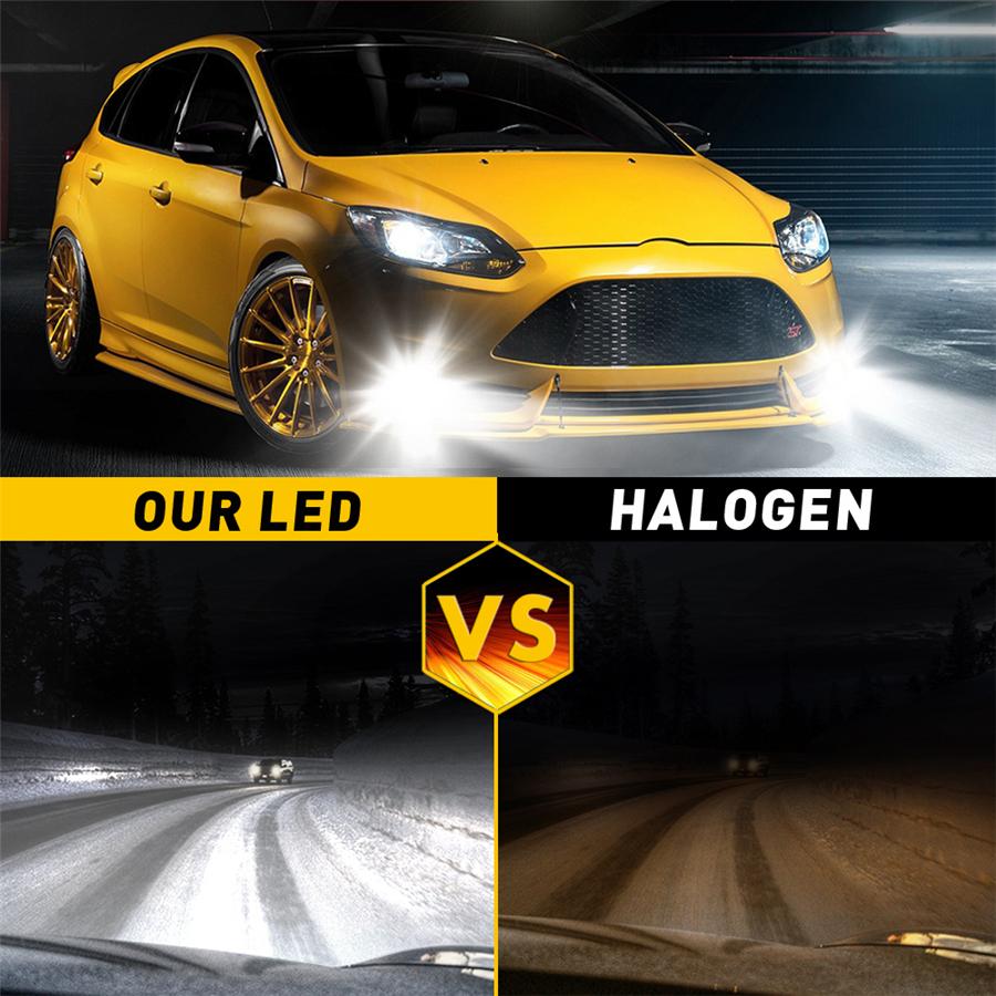 1PC H4 9003 HB2 Motorcycle Headlight Bulb 100W 12V 6000K 30000LM Canbus No Error