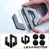 Pasuje do Leapmotor C10 Czarne Logo Samochodu Dekoracja Zewnętrzna Samochodu Części Przednia Pokrywa Logo Samochodu Logo Kierownicy Logo Felgi Tył Samochodu