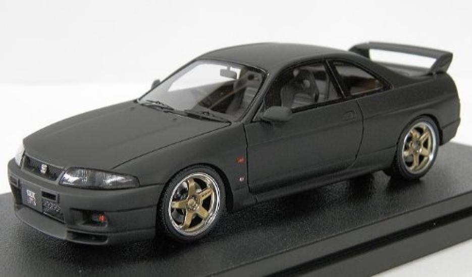 Nissan Skyline N1 R33 1/43 GT-R V-spec (Matte Black) чёрный