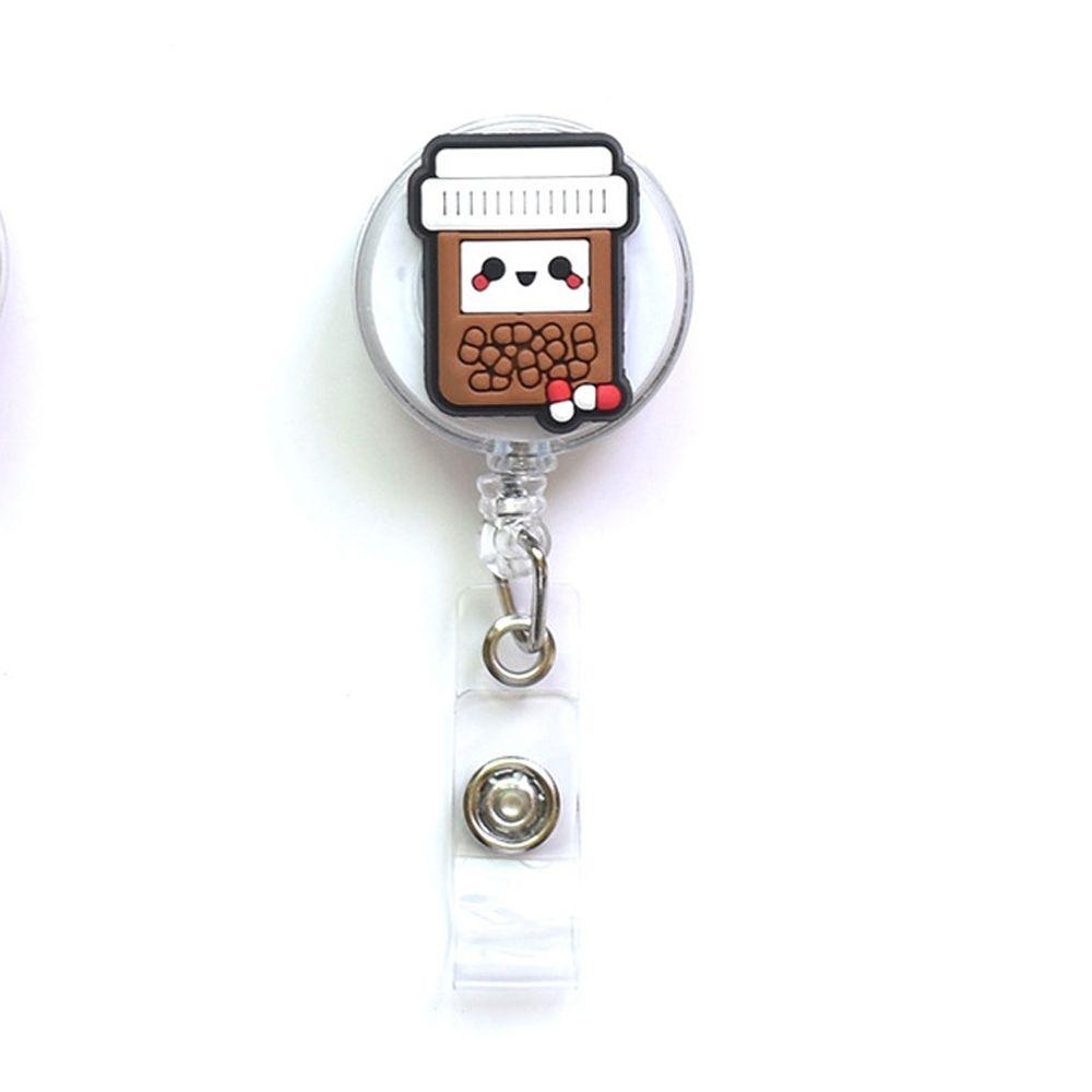 Chest Card Holder Retractable Badge Reel Hospital Badge Holder ID Card Clips Nurse Badge Holder