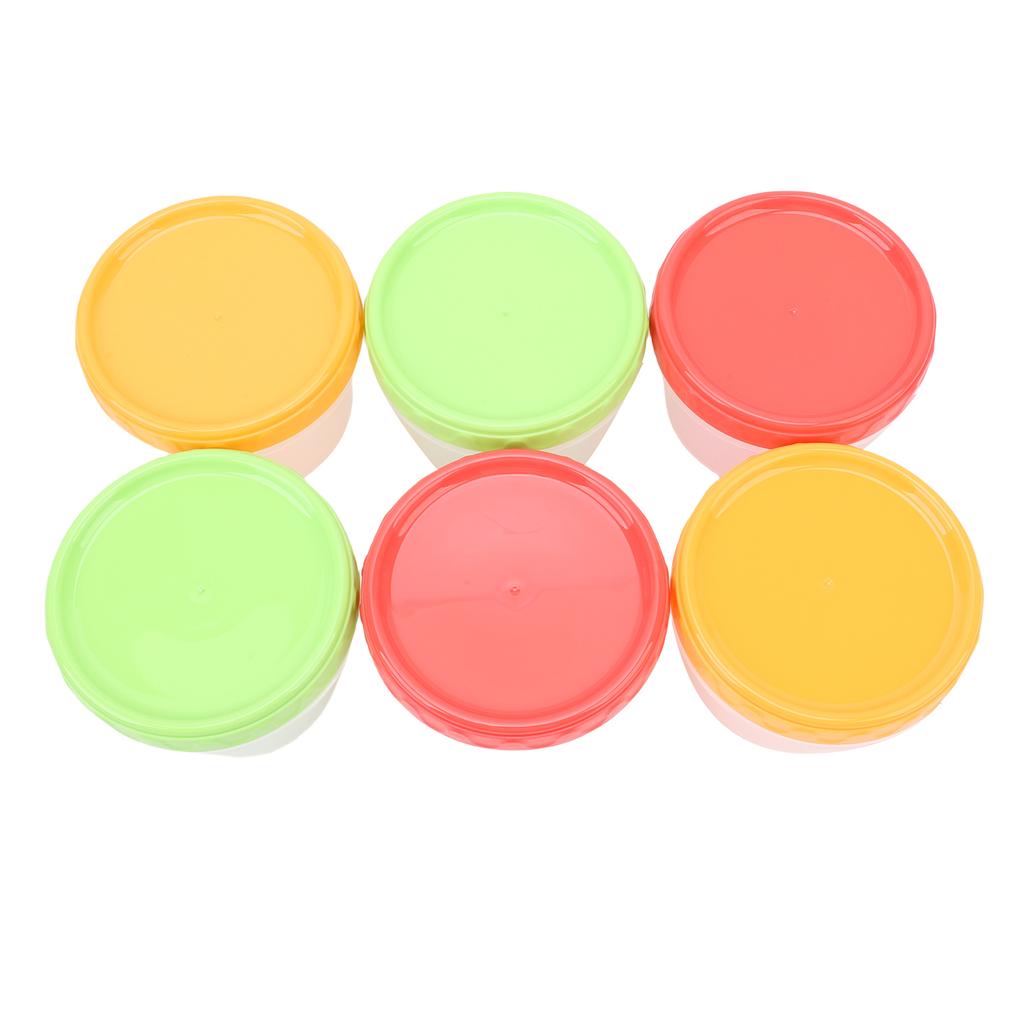 12 ks 16oz 475ML Mrazicí nádoby s víčky Twist Top Opakovaně použitelné Nádoby na skladování potravin na oběd Svačiny Kulaté Široké