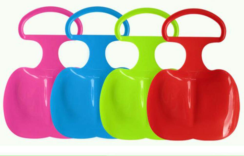 HJ Snow Play Sleds for Kids, Snowboards, Grass Skis, Sleds for Grass, Snow Slides, Sand Slides, and Skiing Equipment (Set of 2)