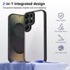 Transparent Silicone Case For Samsung Galaxy S25 S24 S23 S22 Ultra Plus Edge FE PC Back TPU Bumper Shockproof Clear Phone Cover