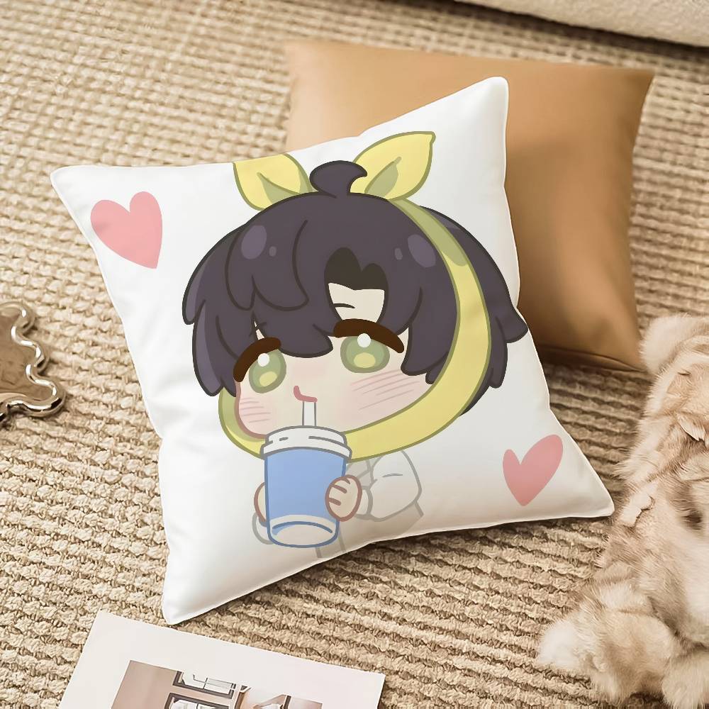 Cartoon Love And Deepspace Sylus Pillow Case Anti-dustmite Invisible Zipper Sofa Bed
