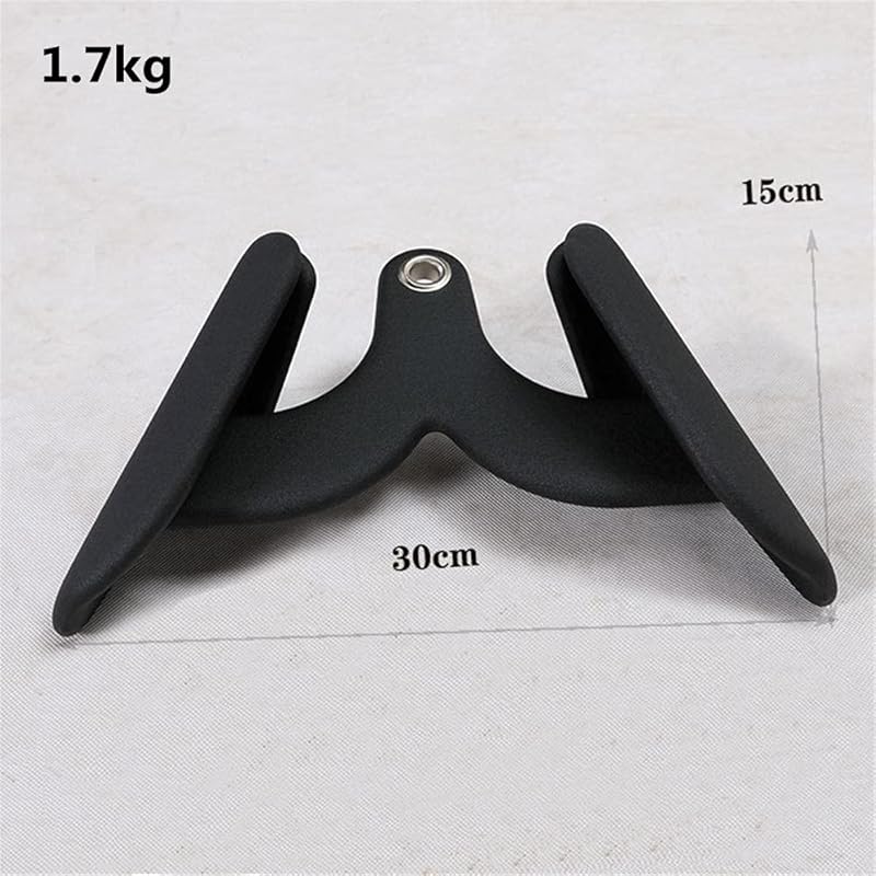 Gym/Home Cable Machine Attachment, Fitness Equipment Accessory, Rowing Training Handle, Lat Pulldown Bar, Slip Pull Bar-A (30cm)