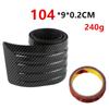 Universal 104*9cm Car Trunk Door Sill Plate Protector Rear Bumper Guard Rubber Mouldings Anti-collision Scratch Rubber Strip