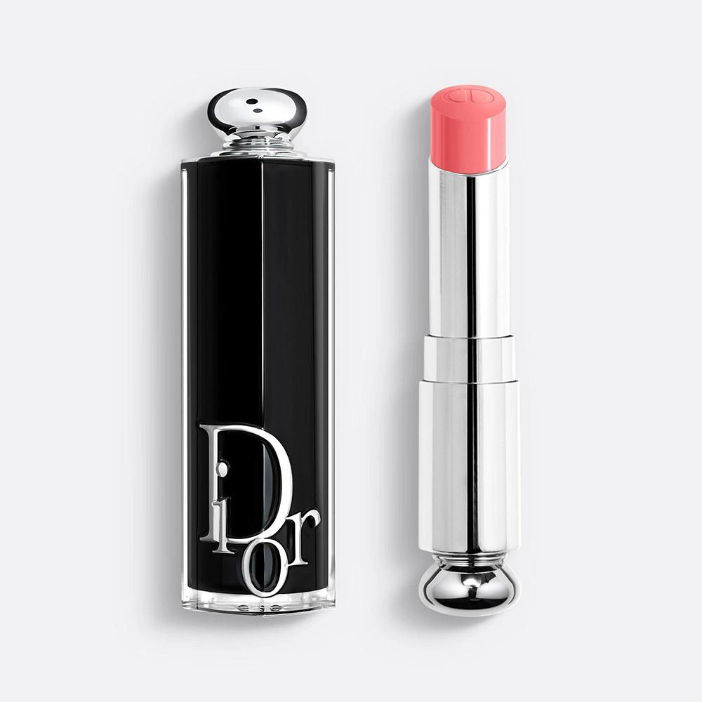Dior Addict Lacquer Stick 362 Pink Smile 3.2g High Shine Hydrating Sheer Pink Lipstick розовый
