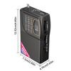Portable Multi-Band FM/AM/SW Radio for Outdoor Use and Seniors