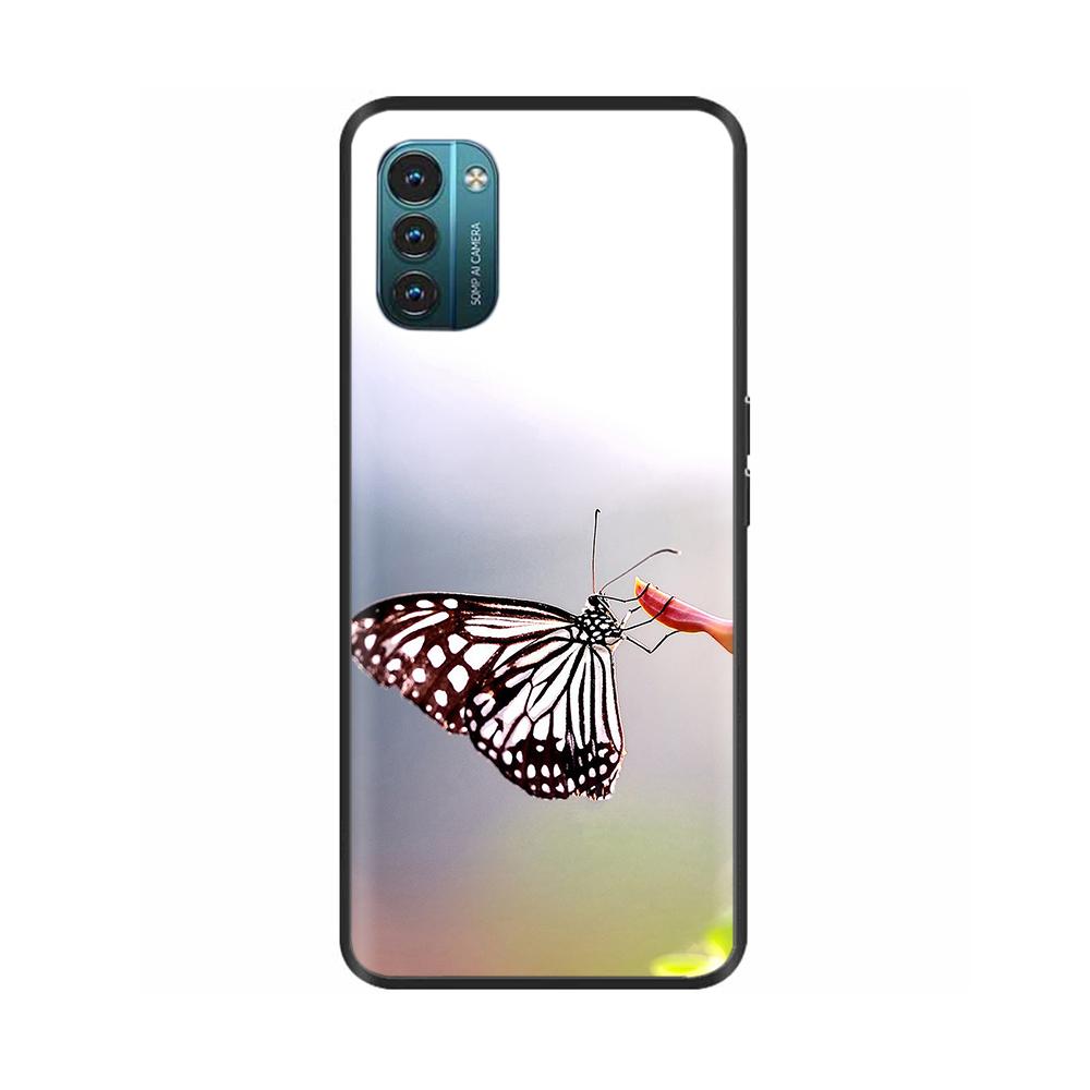 For Nokia G60 5G Case Painted Black TPU Silicone Soft Phone Cover for Nokia G60 Back Cases Bumper Shockproof Shell Cover Carcasa