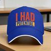 I Had Potential Baseball Cap  Design Print Trucker Hat Summer Unisex Unisex Tennis Skate Snapback Cap