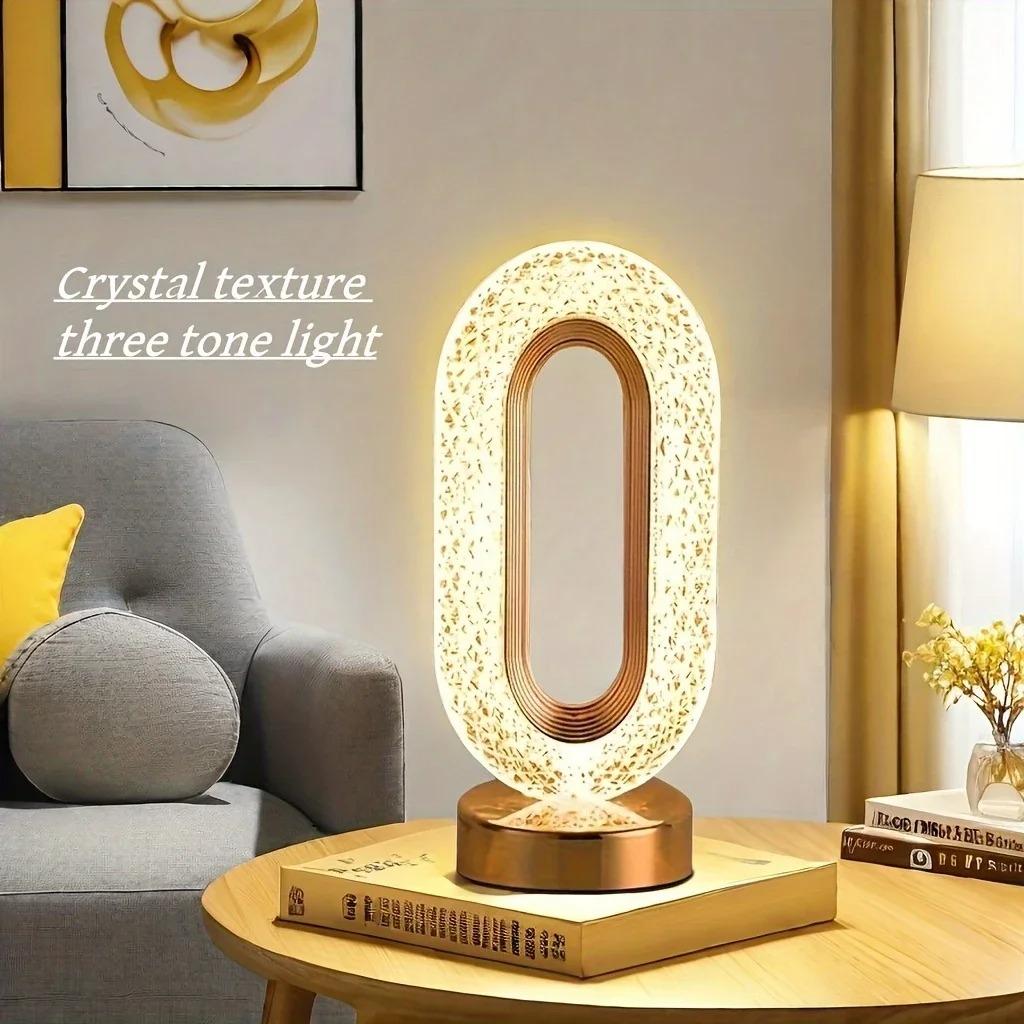 Touch 3D Crystal Moon Track Square Star Ball LED Night Light USB Rechargeable Galaxy Lamp Color Changing Kids Bedroom Home Decor