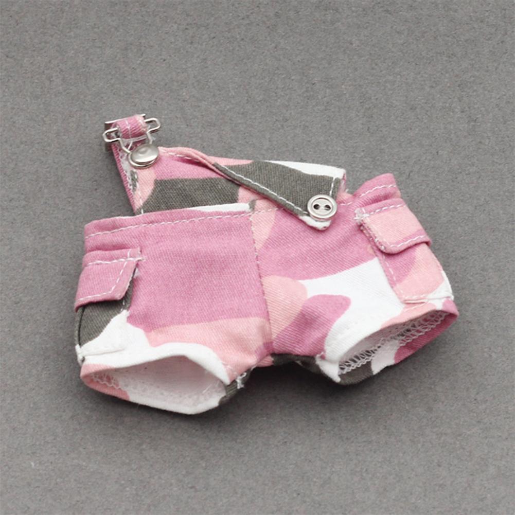 For 17cm Labubu Doll Clothes Fashion Clothes Overalls Doll Clothes Color Match Shorts Dolls Accessories Cute Decoration Little Clothes