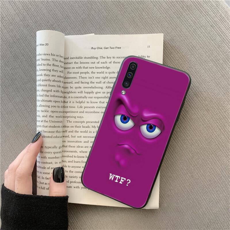 Art Funny Faces Phone Case For Samsung Galaxy A7 A50  51 A70  80 A40 A20 A30 A8 A6 A8 Plus A9 A71