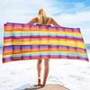 Oversize Ręcznik Plażowy Pluszowy Grubość Duży Ręcznik Basenowy, Pasiasty Szybkoschnący Ręcznik Pływacki Miękki Chłonny Bez Piasku Ręczniki Kąpielowe