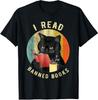 Funny Cat I Read Banned Books Bookworms Loves Unisex T-Shirt