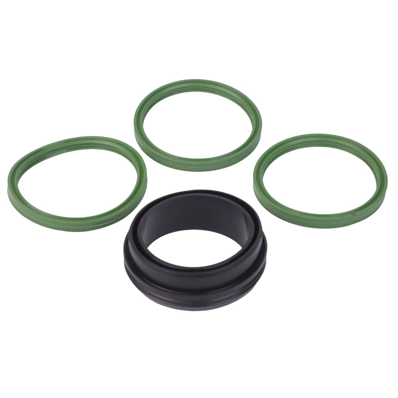 

4pcs Rubber O-ring Sealing For Turbo Collector Intercooler Seal Kit 11617801222 For Bmw 3 5 7 Direct Replacement Kit