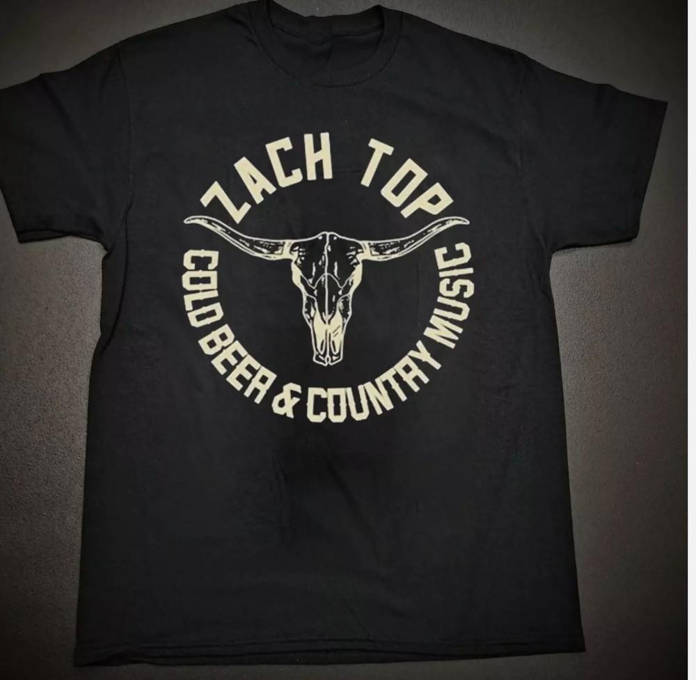 

NEW Zach Top Country Music Tour 2025 Gift For Fan T-Shirt M