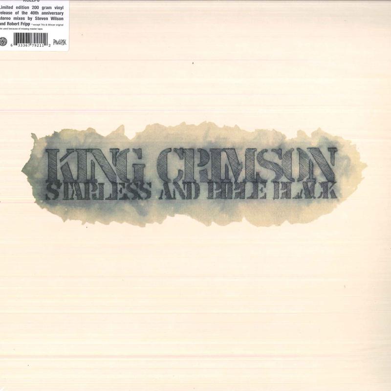 LP Record KING CRIMSON - Starless And Bible Black KCLP6 Discipline Glob 2020 UK Rock