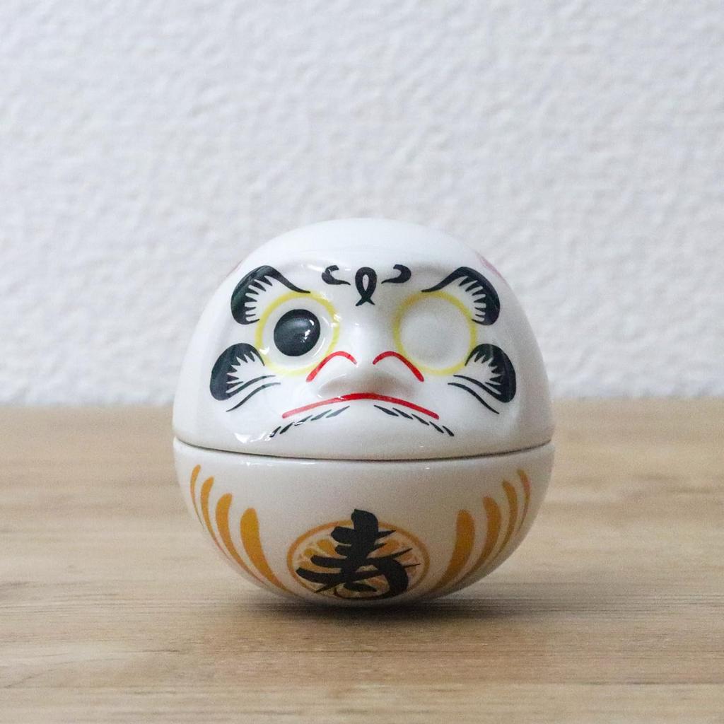 Castle Enterprises Get-Up Lucky Daruma Dolls (White) - Set of 10 [Commercial Use]