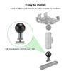 FANAUE 1 Inch Ball Mount Trackball Base with T Bolt