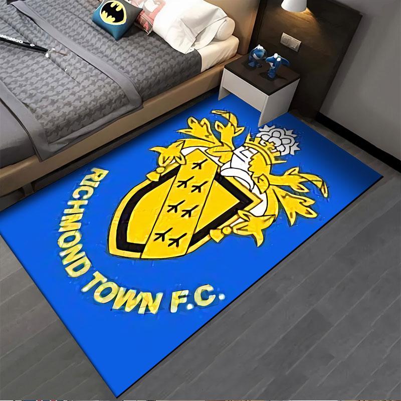 Richmond Town F.C. Crest Suitable As a Non-slip Mat for the Living Room or Bedroom Sofa
