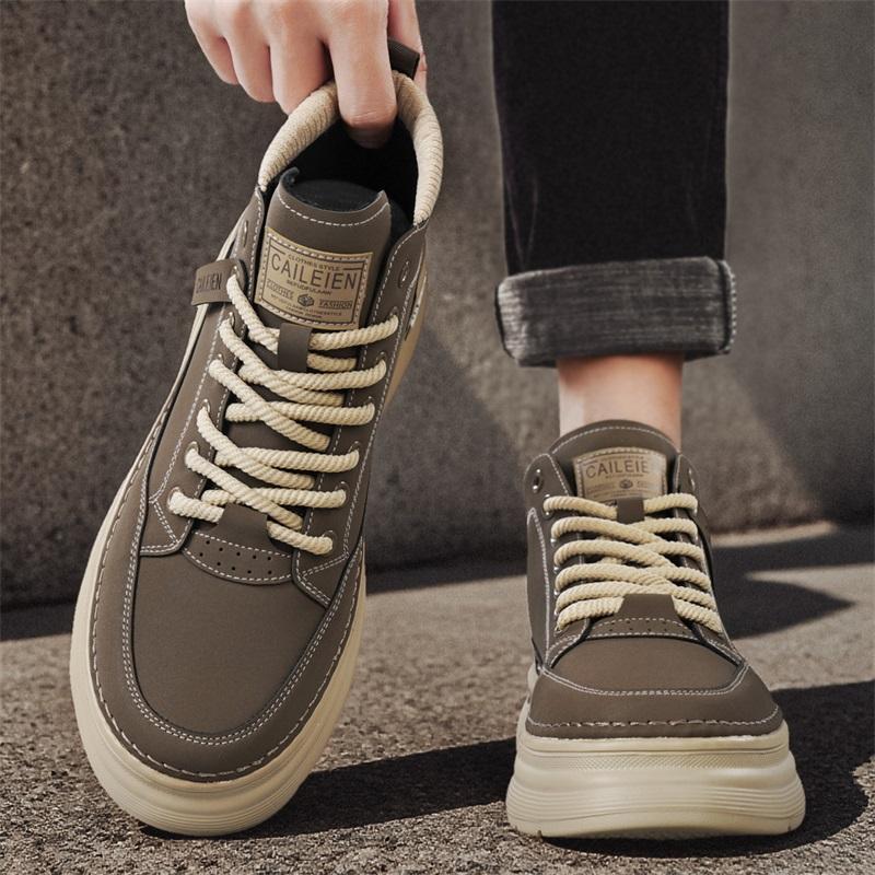 Men 's Casual Four Seasons Fashion Martin Students Comfortable Sneakers Boys Trending Soft Sole Breathable Shoes
