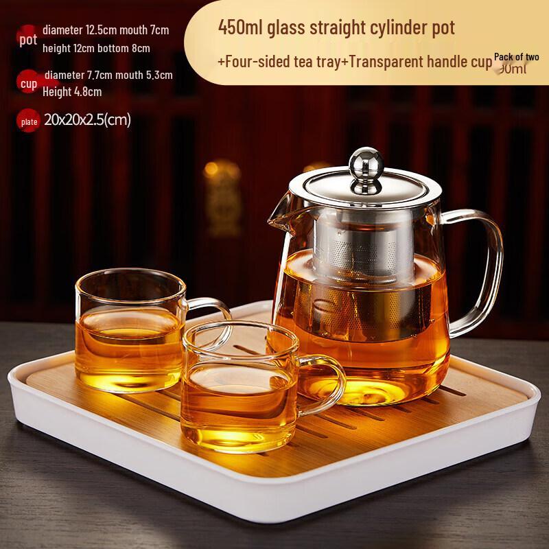 Biaoxing Heat-Resistant Glass Teapot with Infuser