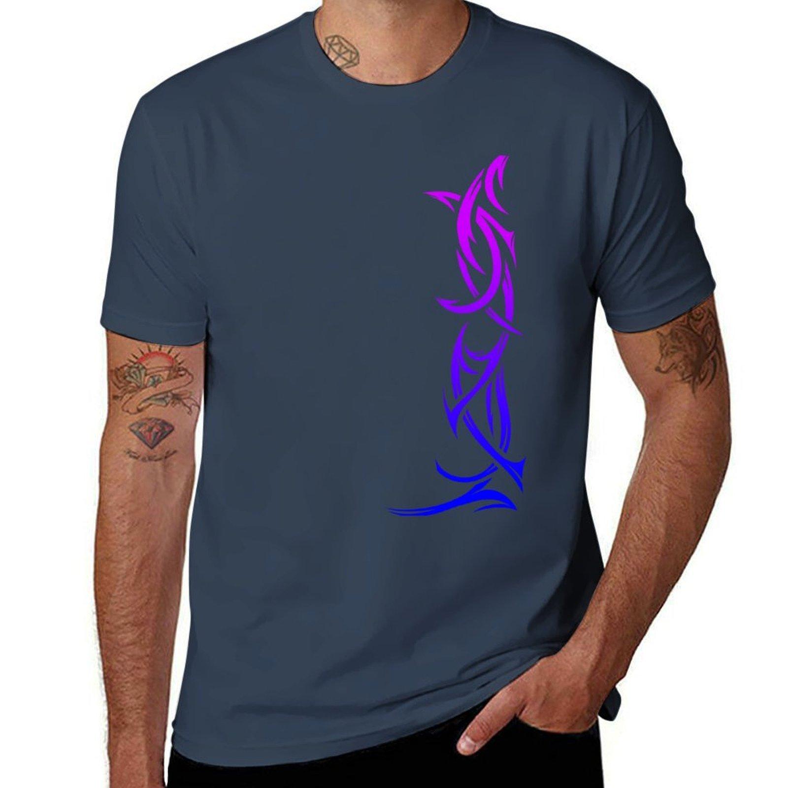 New Zealand Maori Warrior Pattern Tshirt Fashion Casual Short Sleeve Top S