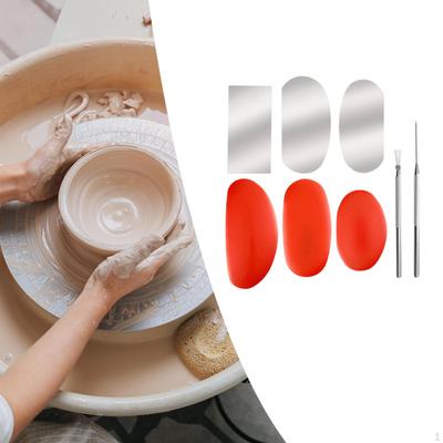 Pottery Clay Ribs, Tools, Practical DIY Art Craft Sculpting Tool and 2