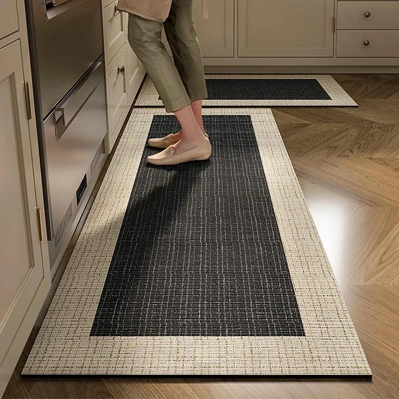Carpet For Kitchen Absorbent Floor Mat Pvc Anti-Slip Entrance Doormat Bathroom Toilet Area Rug Non-Slip Alfombra De Cocina