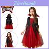 Kinderen Halloween Wicked Vampire Cosplay Kostuum Rode Tule Rok Fancy Dress Party