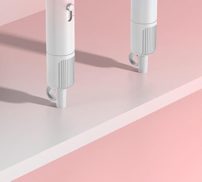 Compact Blue Light Hair Dryer for Dorms - Portable & Quick Dry