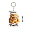 Delightful Acrylic 2D Flat Gorillas Keychain Pendant Ideal For Car Decoration Or Personal Items Backpack Ornament