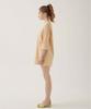Letters Square Neck Casual Dress (Orange)