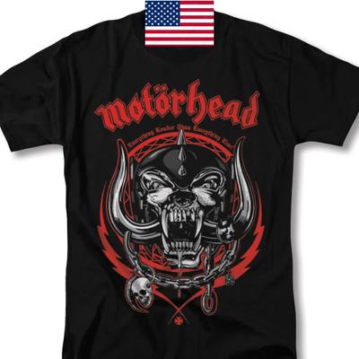 Motorhead Tričko Heavy Metal Rockové Turné Merch Vntg Grafický Design Tričko Unisex Tričko