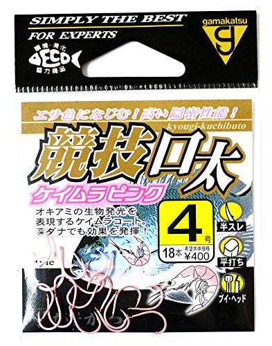 Gamakatsu Single Hook Competition Thick No. 4 18 Pieces Keimura No. 4