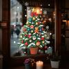 Christmas Holiday Decorations: Christmas Tree Bells, Colorful Balls, Glass Windows, Home Beautification, Window Stickers