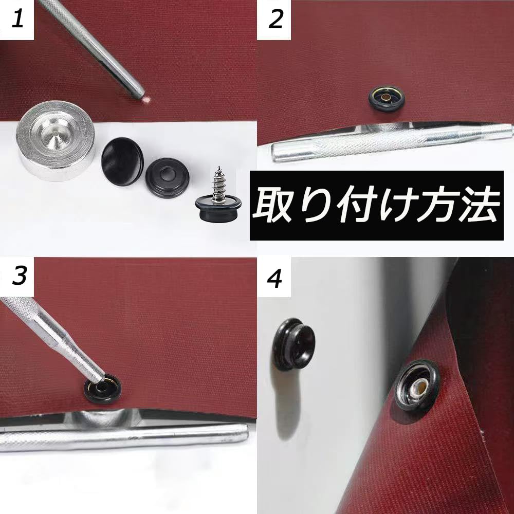 KICARYAJP 10 Pairs Snap Screws Set for Car Fixing Snap Set for Floor Mats,