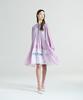 Aiseugadeuneiogongpal Monogram Print Chiffon Dress