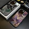INS Retro Rose Butterfly Phone Case For iPhone 16 15 14 13 12 11 Pro Max XR XS MAX SE 2 3 7 8 PLUS Laser Silver Shockproof Cover