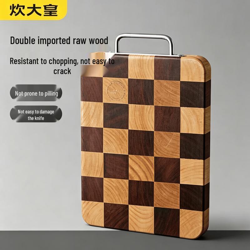 COOKER KING Wenge & Rubberwood Chessboard Cutting Board